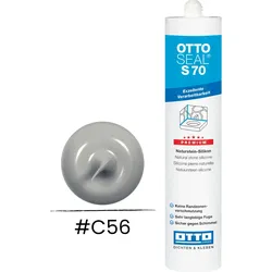 OTTOSEAL® S 70 Silikon 310 ml – betongrau – für Marmor & Naturstein, struktur