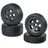 CARSON Reifen/Felgen-Set 1:10 Schwarz 500900027