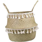 Gewebt Seegras Bauch Korb für Lagerung Blumentopf Korb, Wäsche, und Lebensmittel Korb Halter Container-Home Garten Dekoration, XXL