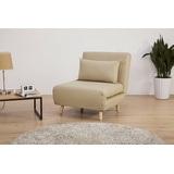 sesselseller 24 Relaxsessel Schlafsessel Como schmal beige