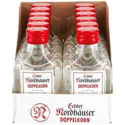 Echter Nordhäuser Doppelkorn 38,0 % vol 100 ml, 12er Pack