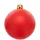 Spetebo Riesen Weihnachtskugel aufblasbar 45 cm - Innen und Außen - Farbe: rot - Rot