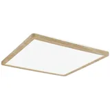 Paulmann LED Panel 293x293 3000K eckig 16W Holzoptik 71035 LED-Wandleuchte Holz