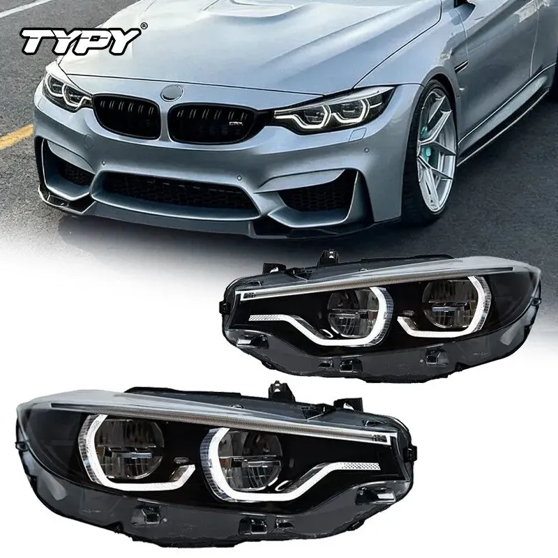 TYPY Autoscheinwerfer für BMW 4er-Serie F32, F36, 2013-2015, LED-Projektor-Scheinwerfer mit DRL, Kfz-Zubehör