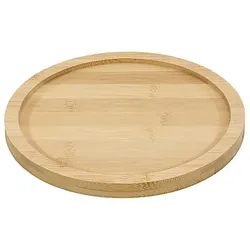 Deko-Teller aus Bambus, 21 cm Ø