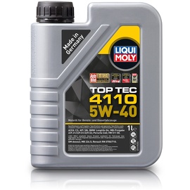 Liqui Moly Top Tec 4110 5W-40 | 1 L | Synthesetechnologie Motoröl | Art.-Nr.: 21478