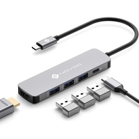 NOVOO USB C Hub 5 Anschlüsse mit PowerDelivery