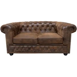 Riess-Ambiente Couch Mikrofaser 2-Sitzer Braun