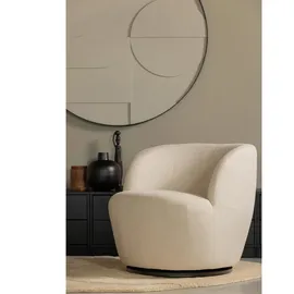 Woood Sessel Serra Webstoff 70 x 68 x 70 cm Weiß drehbar