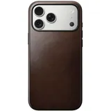 Nomad iPhone 17 Pro Max Leder Case rustikal braun