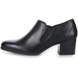 TAMARIS Hochfrontpumps »Oceana«, Blockabsatz, Businessschuh, Schlupfschuh mit Stretcheinsätzen, Gr. 39, schwarz, , 57638917-39