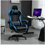 Vinsetto Gaming Stuhl Schwarz Blau