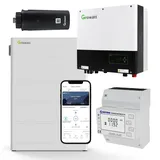 Growatt SPH5000TL3-BH-UP Hybrid Wechselrichter mit 10,2 kWh Solarspeicher-Set