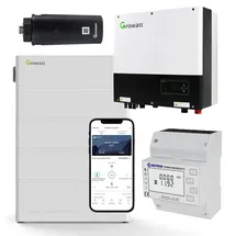 Growatt SPH5000TL3-BH-UP Hybrid Wechselrichter mit 10,2 kWh Solarspeicher-Set