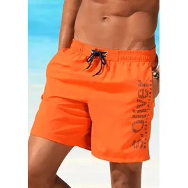s.Oliver Badeshorts mit trendigem Logoprint orange XL