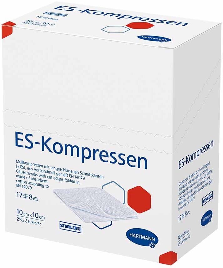 ES-Kompressen - steril - 8-fach