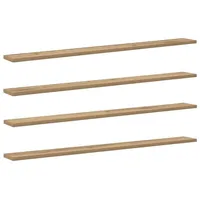 VidaXL Regalbrett 4 pcs Braun 100 x 10 x