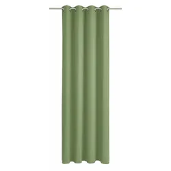Vorhang WIRTH "Dim out" Gr. 1, grün, B:145cm H:150cm, Polyester, Gardinen