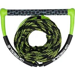 Leine Team Wakeboard Wakeskating 15'' breite Hantel Seil schwimmt lime EINHEITSGRÖSSE