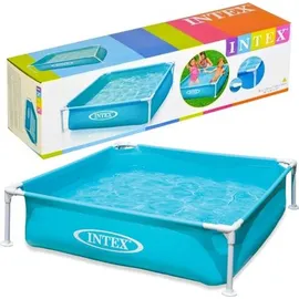 Intex Mini Frame Pool 122 x 122 x 30 cm blau