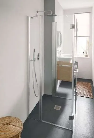 Kermi Liga U-Kabine mit Drehfalttüren 1850 - Duschkabine