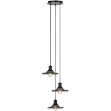 Markslöjd Novia 3-flg. 165 cm schwarz Metall