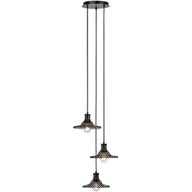 Markslöjd Novia 3-flg. 165 cm schwarz Metall