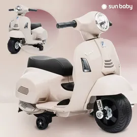 SUN BABY Vespa Kinderroller Elektroroller Weiß (Weiß)
