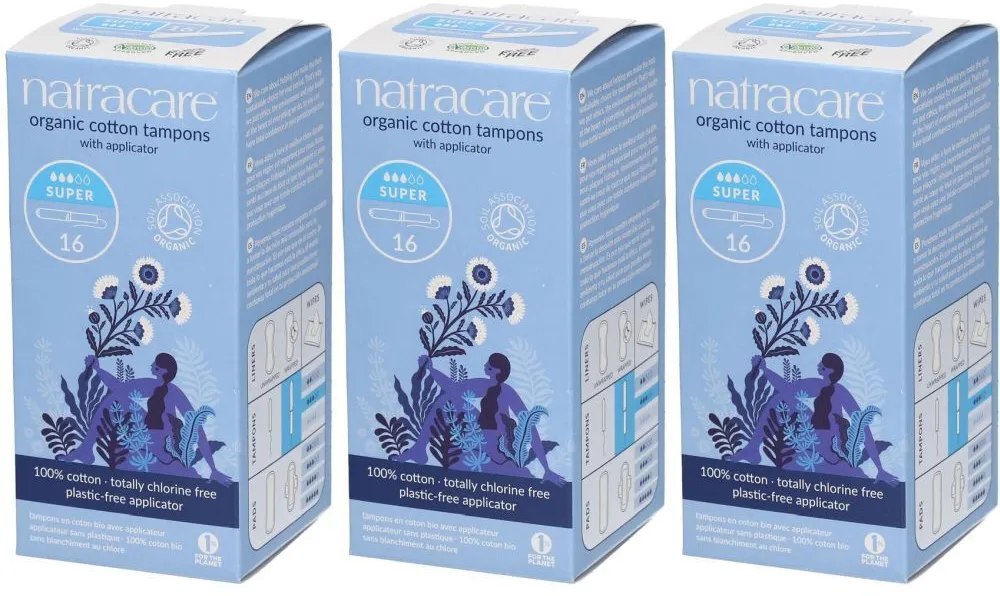 Natracare Tampons mit Superapplikator