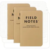 Field Notes Notizbuch Field Notes 3er-Pack mehrfarbig