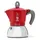 Bialetti Moka Induction 4 Tassen rot/silber