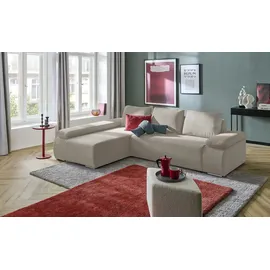 Switch Eckcouch Flachgewebe 3-Sitzer Beige