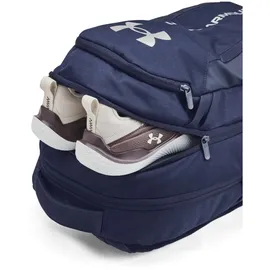 Under Armour Hustle 6.0 Rucksack 411 midnight navy/midnight navy/metallic silver