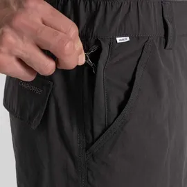 Craghoppers Nosilife Cargo Short II Kurze Hose Schwarz/Grau 50