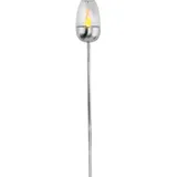 F-H-S Gartenfackel Solar Edelstahl ø8,5cm H110cm