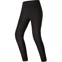 SHIMA Cruz Motorrad Hose Damen mit Protektoren Leggings Knieprotektoren Motorradhose Kurzgrößen Hosen Protektorenhose Textilhose Urban Stretch Lang (Frauen, Schwarz, S)