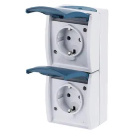Busch-Jaeger Schuko-Steckdose 2-fach Ocean