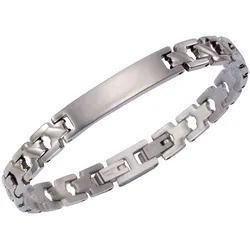 Firetti Armband »Schmuck Geschenk Armkette ID-Platte« Firetti edelstahlfarben