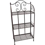 Dekoleidenschaft Metallregal Arabeske Standregal 0 x 0 x 0 cm Antik Braun