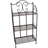 Dekoleidenschaft Metallregal Arabeske Standregal 0 x 0 x 0 cm Antik Braun