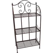 Dekoleidenschaft Metallregal Arabeske Standregal 0 x 0 x 0 cm Antik Braun