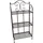 Dekoleidenschaft Metallregal Arabeske Standregal 0 x 0 x 0 cm Antik Braun