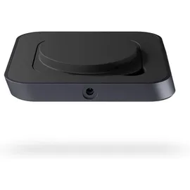 Zen ZENS Nightstand Charger - Kabelloses Ladegerät + AC-Netzteil - 15 Watt, - Apple Fast Charge - Schwarz