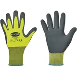 strongHand Handschuhe Flexter Gr.8 neogelb/grau EN 388 PSA II 12 PA