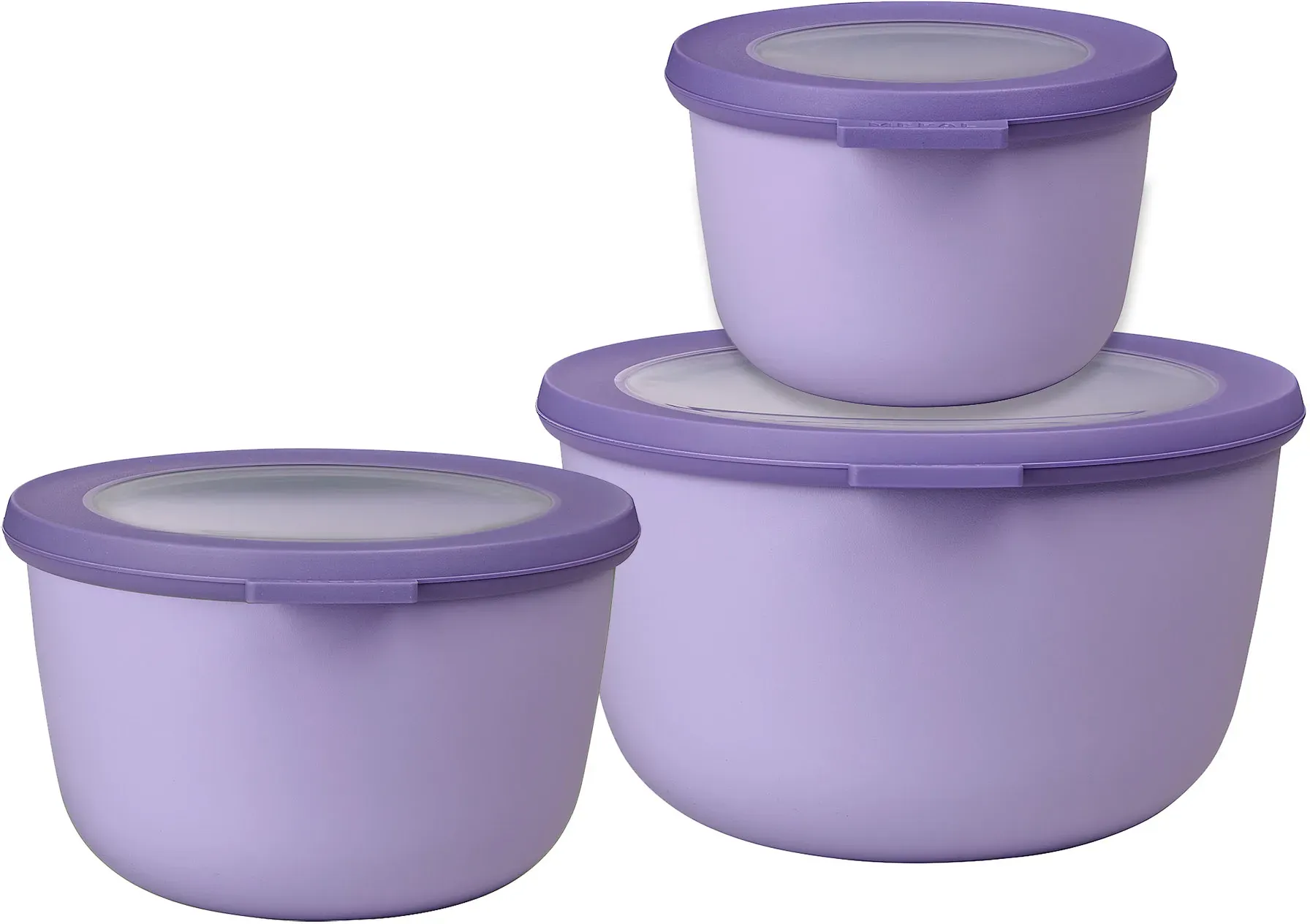 MEPAL Multischüssel-Set CIRQULA 3-teilig hoch nordic lilac