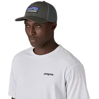 Patagonia P-6 Logo Trucker Hat grau One Size