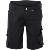 Planam Norit Damen Shorts Schwarz/Schwarz XXXL