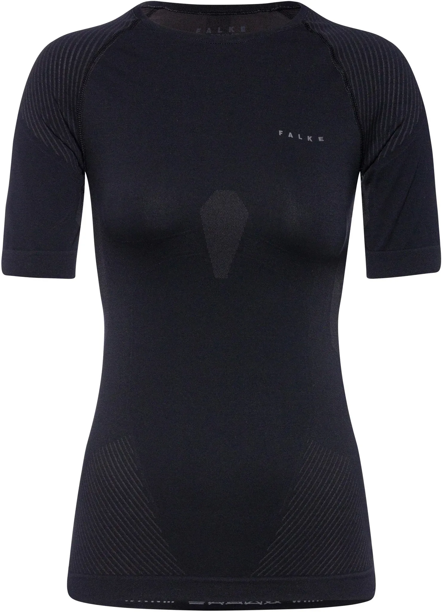Falke Warm Funktionsshirt Damen in black, Größe XL - schwarz