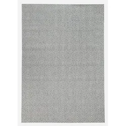 bonprix In- und Outdoor Teppich mit dezenter Struktur, silber, 80x150 cm