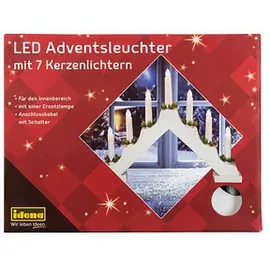 IDENA LED Adventsleuchter 7 Kerzenlichter 40 x 30 cm